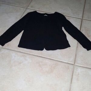 Old Navy Kids Black Long Sleeve 100% Cotton Thermal Feel Shirt Size 4T EUC